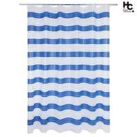 Cortina Bano Peva Line 178x180 Azul