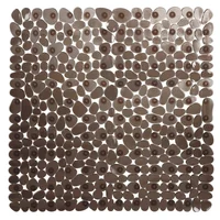 Tapete  Antideslizante Pebbles 53x53 Grafito