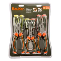 Set 10 Piezas Herramientas Bauker