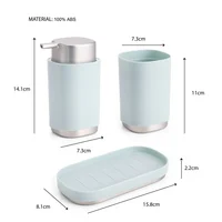 Set de 3 Piezas Accesorios Baño Verde