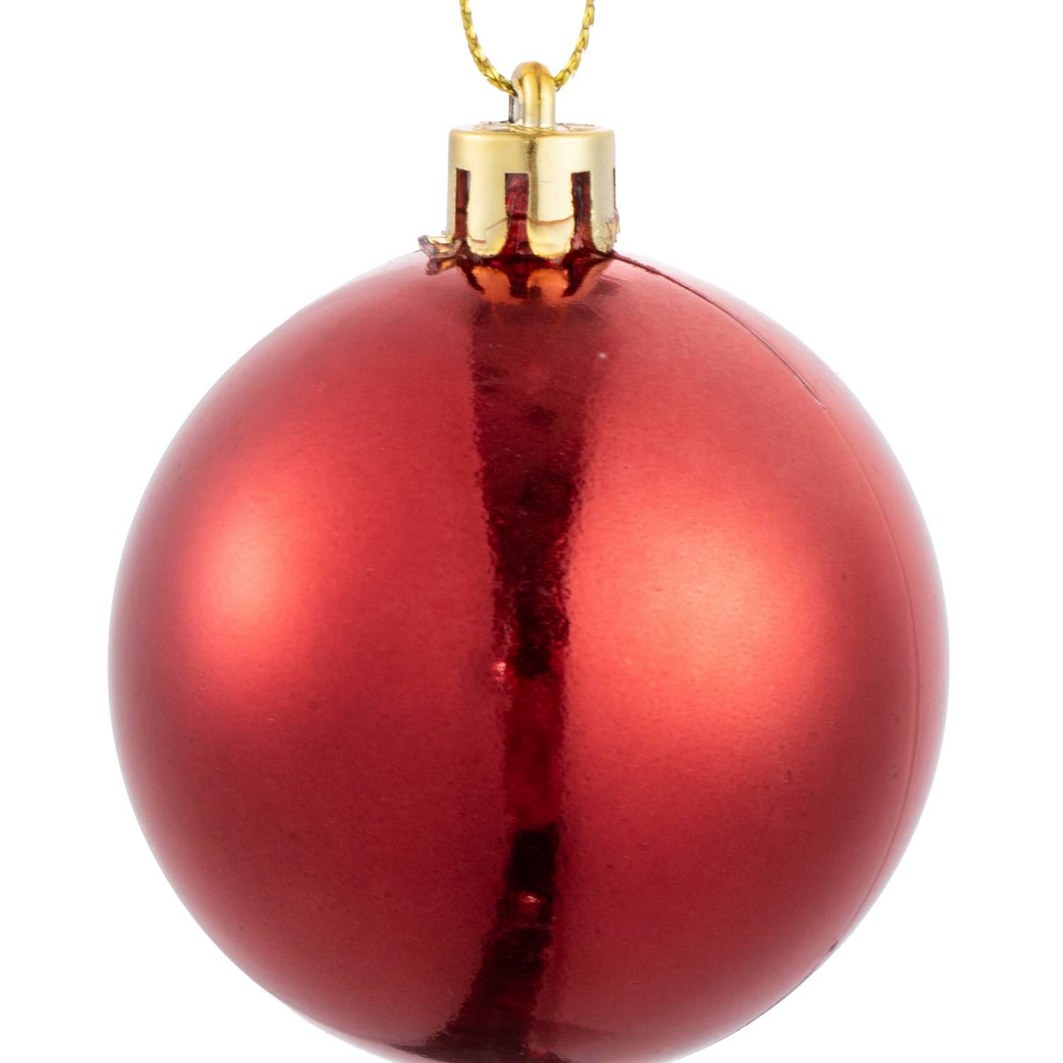 Juego De Bolas De Navidad Para Árbol De Navidad De Plástico Diámetro 10 Cm 6 Piezas Con Ofertas