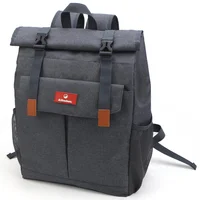 Morral Tela Tipo Lonchera Térmica  Houston Gris