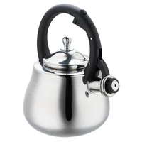 Tetera en Acero Inoxidable 2.8 26.8cm Litros Plateado/Negro