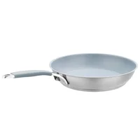 Sartén en Acero Inoxidable Antiadherente 28cm 1.6 Litros Forli Recubrimiento Interior Acero Esmaltado Apto para Inducción Just Home Collection