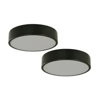 Set de 2 Plafón Led Kelly Negro