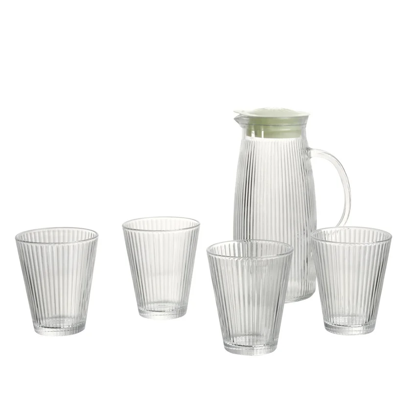 Set Jarro 800ml + 4 Vasos 200ml - Homecenter.com.co