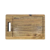 Tabla Parrillera Madera 40x26x2.5 Tomahawuk Mr Beef