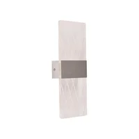 Aplique LED Siena Plata Luz Cálida