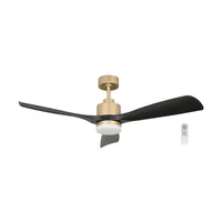 Ventilador Techo LED Sand Negro/Dorado