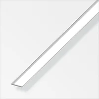 Barra Plana 15mmAluminio Brillan 1m