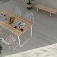 Piso Porcelánico Timber Blanco Deck 23x120cm Caja 1.38m2 Pamesa