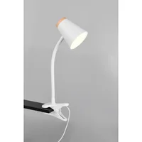 Lámpara Escritorio LED Clip Narva Blanco Luz Neutra