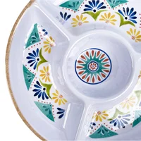 Bandeja Lucca Dips 34cm Multi