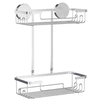 Organizador de Ducha 2 Niveles Cromada