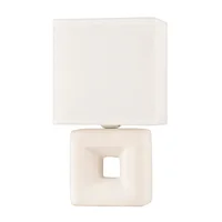 Lámpara de Mesa New Cerámica 1 Luz E27 Blanco