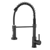 Grifería Lavaplatos Monocontrol Apolo Flex Negro Sensi Dacqua