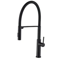 Grifería Lavaplatos Monocontrol Portofino Negro Sensi Dacqua