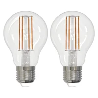 Set de 2 Bombillo LED Filamento Amb A60 6w E27 Luz Neutra