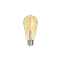 Bombillo Pera Led Filamento ST64 6W 3 Tonos E27 Luz Cálida Ámbar