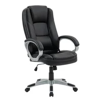 Silla de Escritorio Tolosa 66x123,5x72 cm Negra