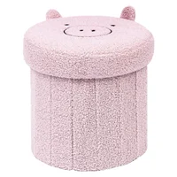 Puff Chanchito 30x30x30 cm Rosado