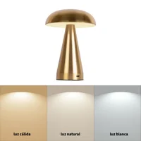 Lámpara Mesa LED con 3 Cambios de Temperatura de Color