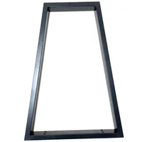 Set 2 Pata Cshel Acero Negro Cuad
