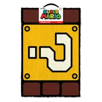 Tapete Entrada 40 cm X 60 cm Mario Block