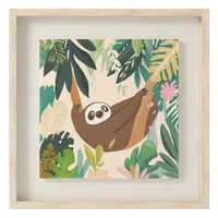 Cuadro Infantil Oso Pere 40x40 Just Home Collection