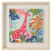 Cuadro Infantil Jirafa 40x40 Just Home Collection