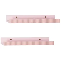 Set de 2 Repisas 40x10 cm Rosa