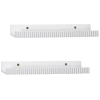 Set de 2 Repisas 40x10 cm Blanco