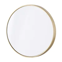 Espejo Redondo Dorado 30 cm Just Home Collection