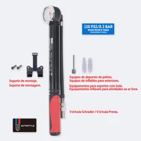 Mini Inflador Aluminio