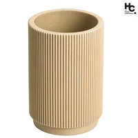 Vaso Relieve Beige