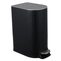 Papelera 8 Litros Relieve Negro