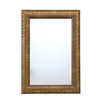 Espejo Rectangular Decorativo 50x70 cm Lineas Oro