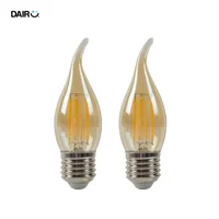 Set de 2 Bombillo Vela LED Filamento Tail 3.5w E27 Luz Cálida