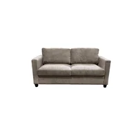 Sofá Cama de 3 Puestos Cruz 172x220x54 cm Gris Oscuro