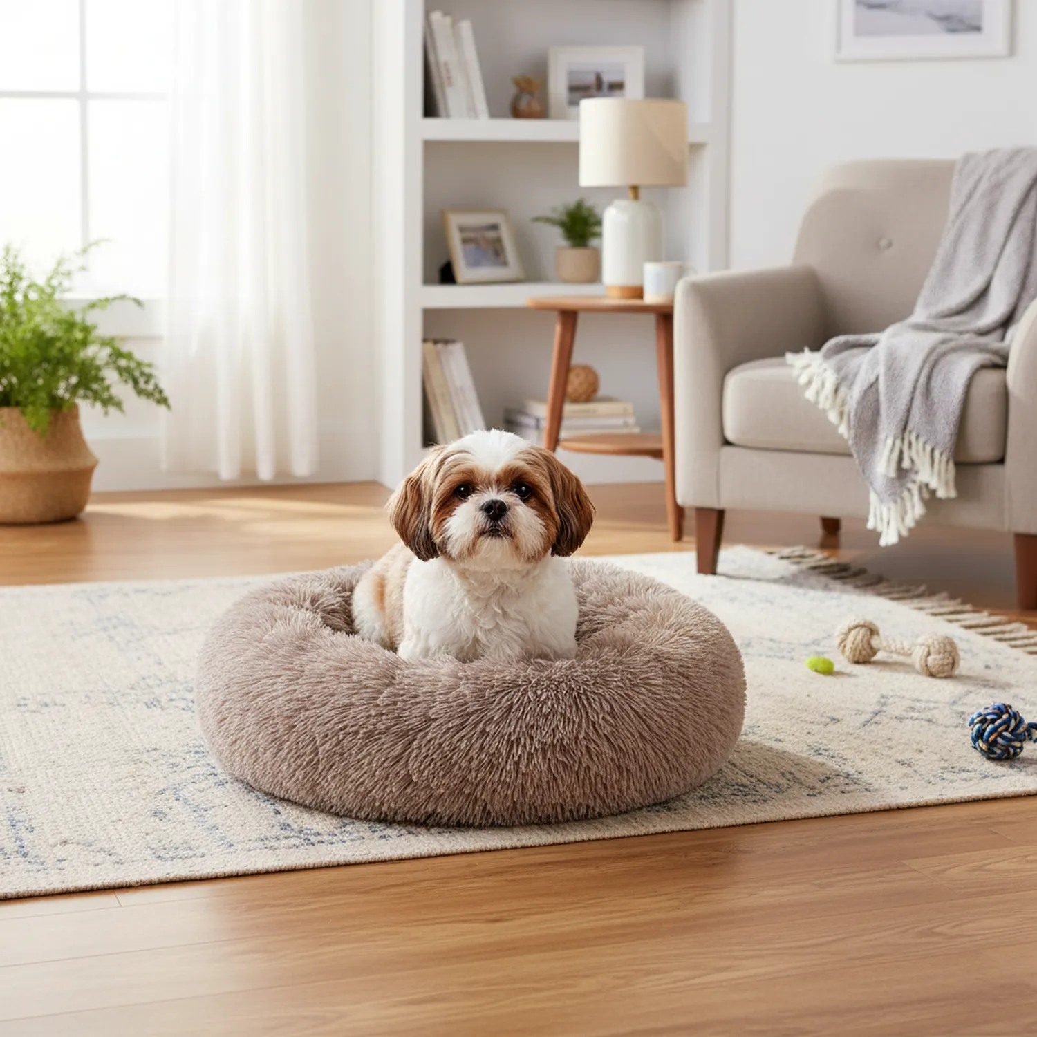 Cama Perro Peluda S 43x11cm
