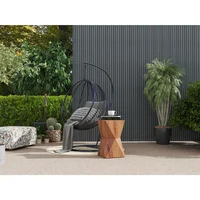 Panel Exterior Round Grafito 21.9X290 cm Holztek