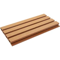 Panel Ranurado 3D para Exterior Teka 21.9X290 cm Holztek