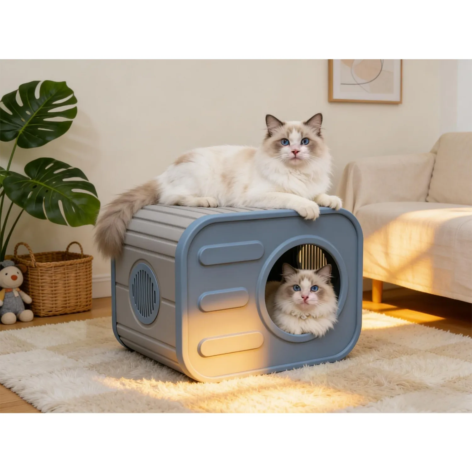 Casa Gato Camara 52x36x40cm 6