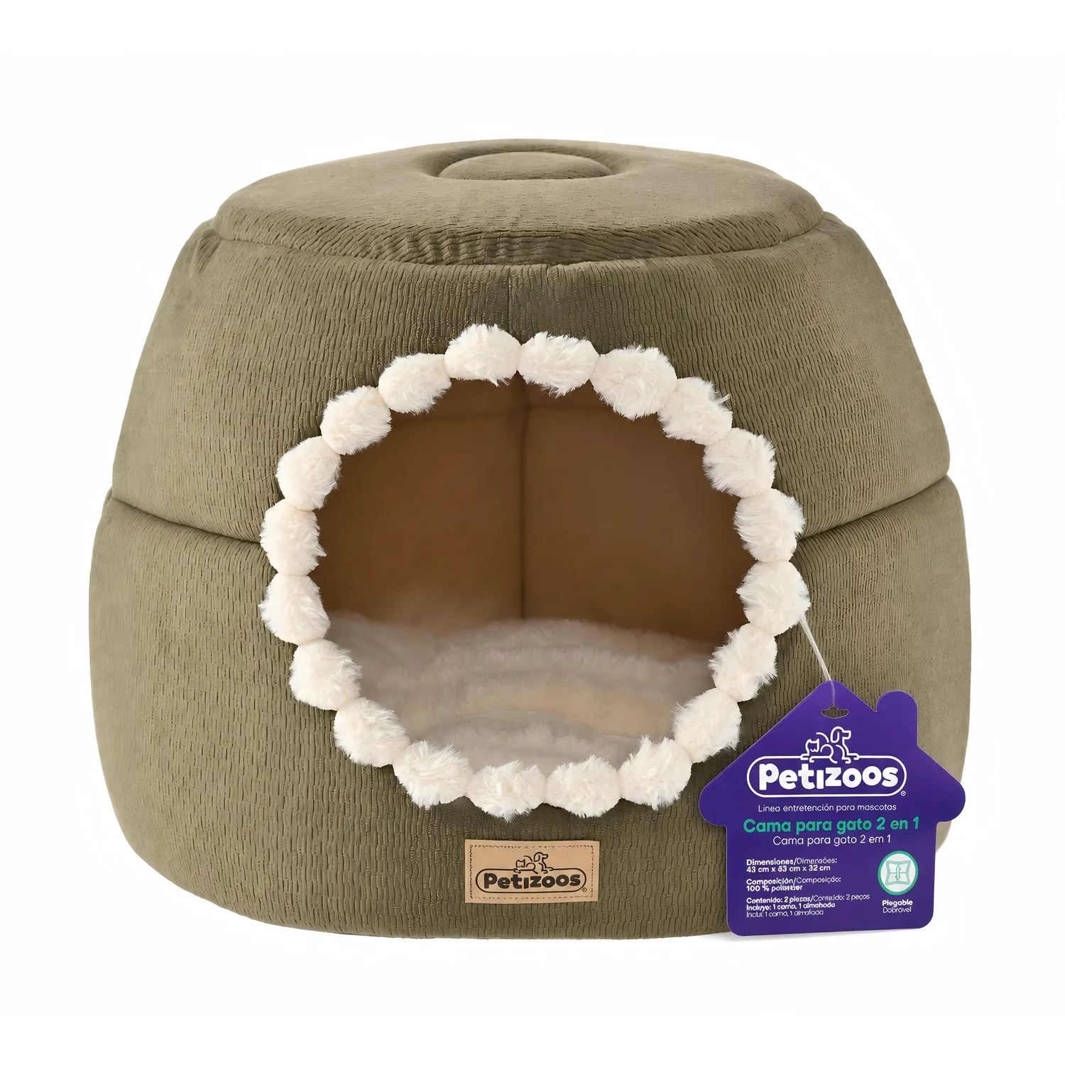 Cama Gato 2 En 1 43x32 7