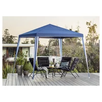 Toldo Armable Poliéster Azul 300 X 300 Cm