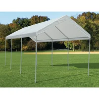 Toldo Armable Poliéster Blanco 300 X 600 Cm