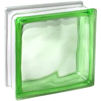 Bloque Vidrio Int Verde 19x19x8cm Holztek
