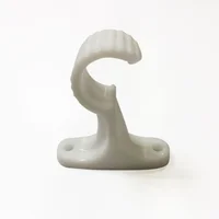 Set de 2 Soportes Muro 25mm Blanco