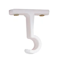 Set de 2 Soportes Techo 19mm Blanco