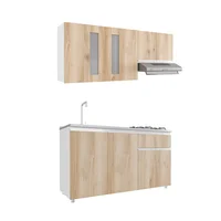 Combo Cocina Paris 1.5 Metros Mueble Superior + Inferior Sin Mesón